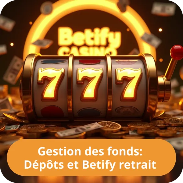 Gestion des fonds: Dépôts et Betify retrait